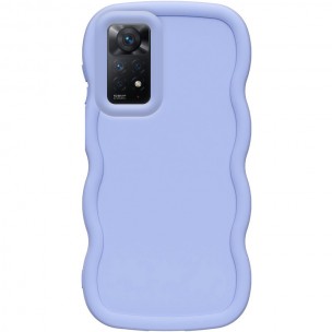 Чехол TPU Ripple для Xiaomi Redmi Note 11 Pro 4G/5G  Lilac Blue
