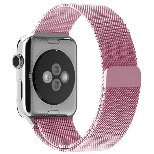 Ремешок Milanese Loop Design для Apple Watch 42(ser.1-3)/44/45/46/49mm Rose Pink - изображение 1
