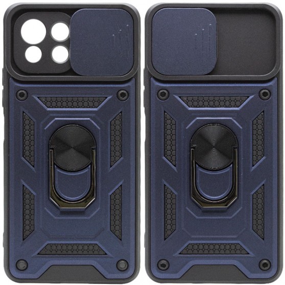 Ударостійкий чохол Camshield Serge Ring для Xiaomi Mi 11 Lite Синій