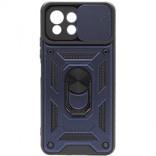 Ударостійкий чохол Camshield Serge Ring для Xiaomi Mi 11 Lite Синій - зображення 1 