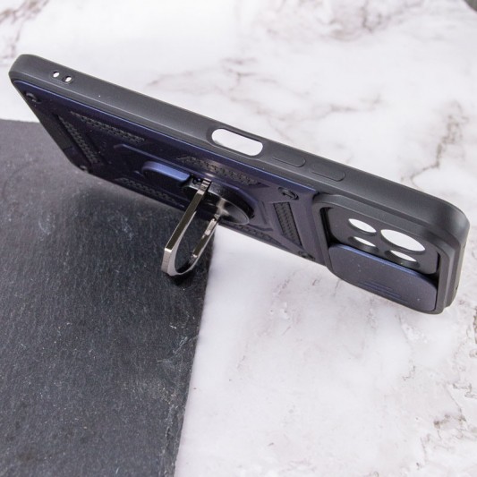 Ударостійкий чохол Camshield Serge Ring для Xiaomi Mi 11 Lite Синій - зображення 4 