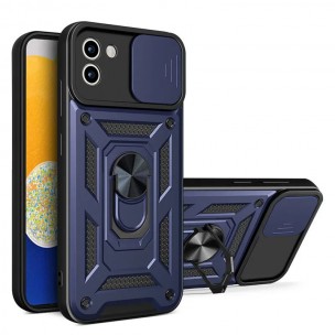 Ударостійкий чохол Camshield Serge Ring для Samsung Galaxy A03 Синій Ударостійкий чохол Camshield Serge Ring для Samsung Galaxy A03 Синій