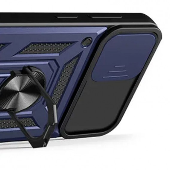 Ударостійкий чохол Camshield Serge Ring для Samsung Galaxy A03 Синій