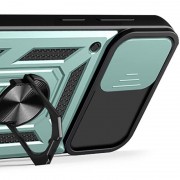 Ударопрочный чехол Camshield Serge Ring для Samsung Galaxy A03 Зеленый