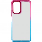 Чохол TPU+PC Fresh sip series для Xiaomi Redmi Note 10 Pro / 10 Pro Max Бірюзовий / Рожевий