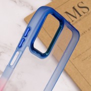 Чехол TPU+PC Fresh sip series для Xiaomi Redmi Note 10 Pro / 10 Pro Max Розовый / Синий