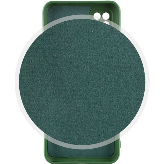 Чохол Silicone Cover Lakshmi Full Camera (A) для Xiaomi Poco C40 Зелений / Dark green