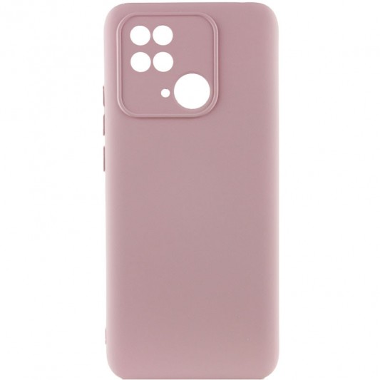 Чохол Silicone Cover Lakshmi Full Camera (A) для Xiaomi Poco C40 Рожевий / Pink Sand