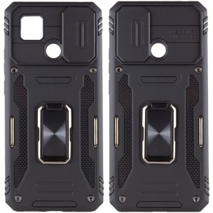 Ударопрочный чехол Camshield Army Ring для Xiaomi Redmi 9C / 10A Черный / Black Ударопрочный чехол Camshield Army Ring для Xiaomi Redmi 9C / 10A Черный / Black