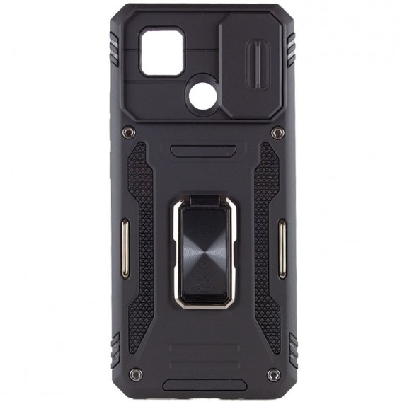 Ударостійкий чохол Camshield Army Ring для Xiaomi Redmi 9C / 10A Чорний / Black