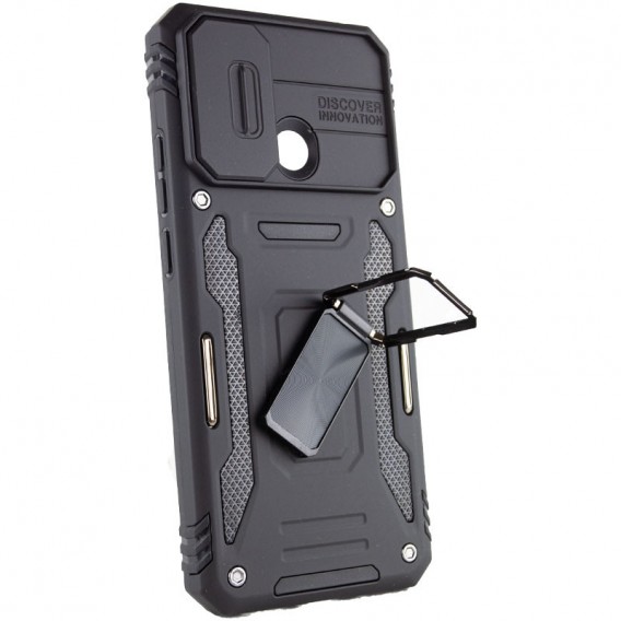 Ударостійкий чохол Camshield Army Ring для Xiaomi Redmi 9C / 10A Чорний / Black