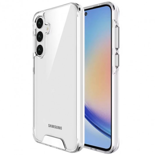 Чехол TPU Space Case transparent для Samsung Galaxy A34 5G Прозрачный - изображение 1