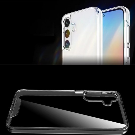 Чехол TPU Space Case transparent для Samsung Galaxy A34 5G Прозрачный - изображение 5