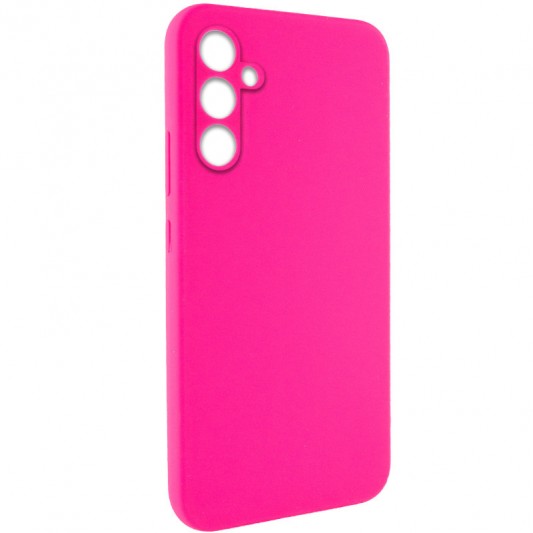 Чехол Silicone Cover Lakshmi Full Camera (AAA) для Samsung Galaxy A54 5G Розовый / Barbie pink - изображение 1
