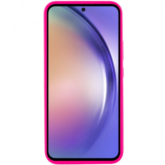 Чехол Silicone Cover Lakshmi Full Camera (AAA) для Samsung Galaxy A54 5G Розовый / Barbie pink - изображение 5