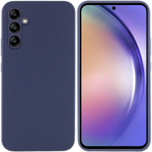 Чехол Silicone Cover Lakshmi Full Camera (AAA) для Samsung Galaxy A54 5G Темно-синий / Midnight blue - изображение 4