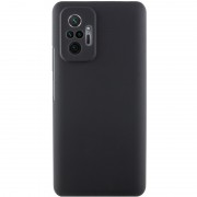 Чехол Silicone Cover Lakshmi Full Camera (AAA) для Xiaomi Redmi Note 10 Pro / 10 Pro Max Черный / Black