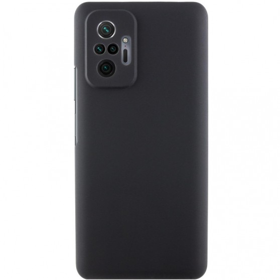 Чохол Silicone Cover Lakshmi Full Camera (AAA) для Xiaomi Redmi Note 10 Pro / 10 Pro Max Чорний / Black
