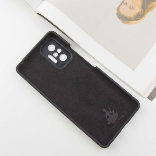 Чохол Silicone Cover Lakshmi Full Camera (AAA) для Xiaomi Redmi Note 10 Pro / 10 Pro Max Чорний / Black - зображення 2 