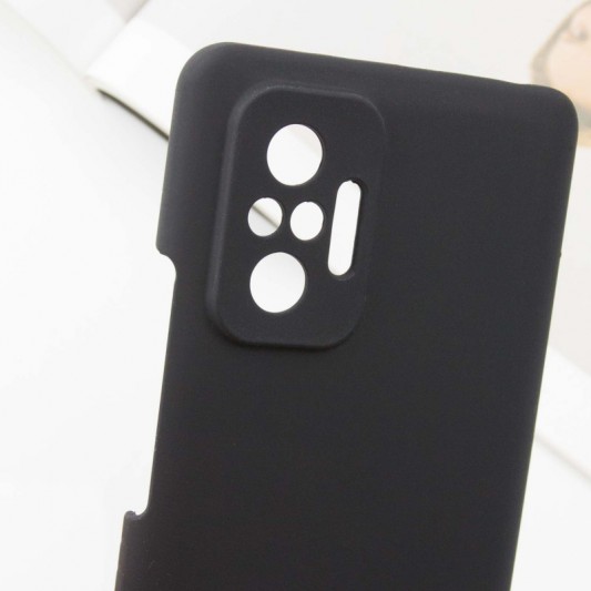 Чохол Silicone Cover Lakshmi Full Camera (AAA) для Xiaomi Redmi Note 10 Pro / 10 Pro Max Чорний / Black - зображення 3 