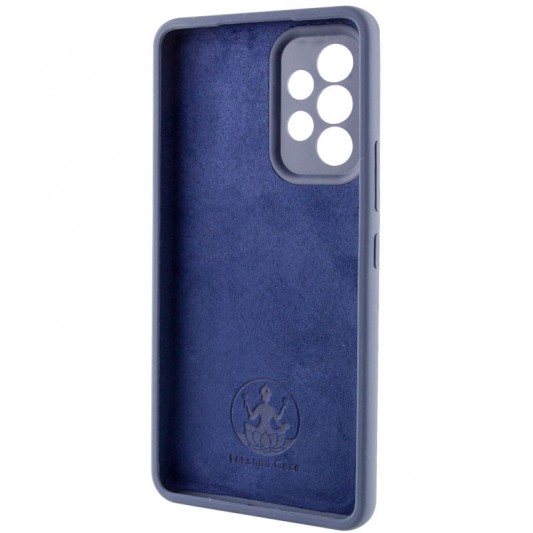 Чохол Silicone Cover Lakshmi Full Camera (AAA) для Samsung Galaxy A53 5G Темно-синій / Midnight blue - зображення 3 