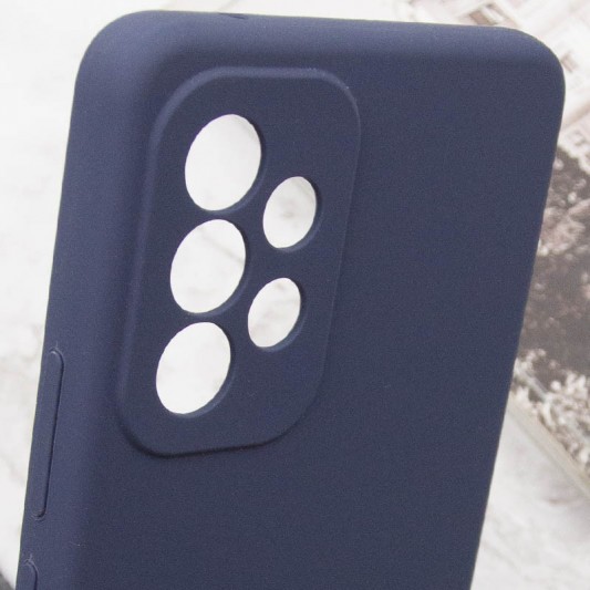 Чохол Silicone Cover Lakshmi Full Camera (AAA) для Samsung Galaxy A53 5G Темно-синій / Midnight blue - зображення 5 