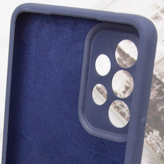 Чохол Silicone Cover Lakshmi Full Camera (AAA) для Samsung Galaxy A53 5G Темно-синій / Midnight blue - зображення 6 