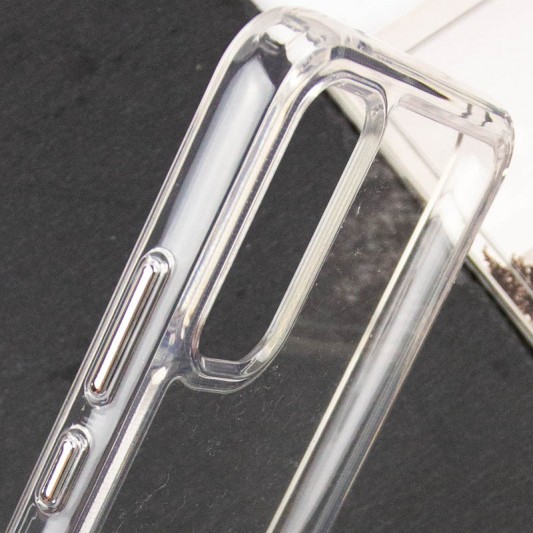 Чехол TPU+PC Clear 2.0 mm metal buttons для Samsung Galaxy A33 5G Прозрачный - изображение 6
