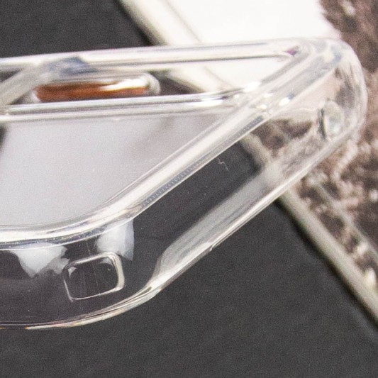 Чехол TPU+PC Clear 2.0 mm metal buttons для Samsung Galaxy A33 5G Прозрачный - изображение 7