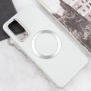TPU чохол Bonbon Metal Style with MagSafe для Samsung Galaxy S22 Білий / White