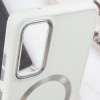 TPU чохол Bonbon Metal Style with MagSafe для Samsung Galaxy S22 Білий / White