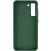 TPU чохол Bonbon Metal Style with MagSafe для Samsung Galaxy S22 Зелений / Army Green