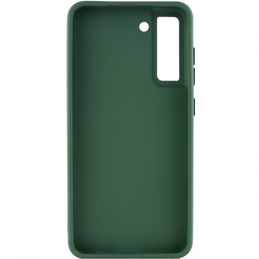 TPU чохол Bonbon Metal Style with MagSafe для Samsung Galaxy S22 Зелений / Army Green - зображення 2 