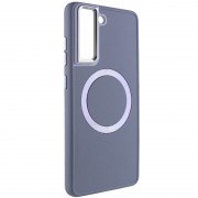 TPU чохол Bonbon Metal Style with MagSafe для Samsung Galaxy S22 Сірий / Lavender