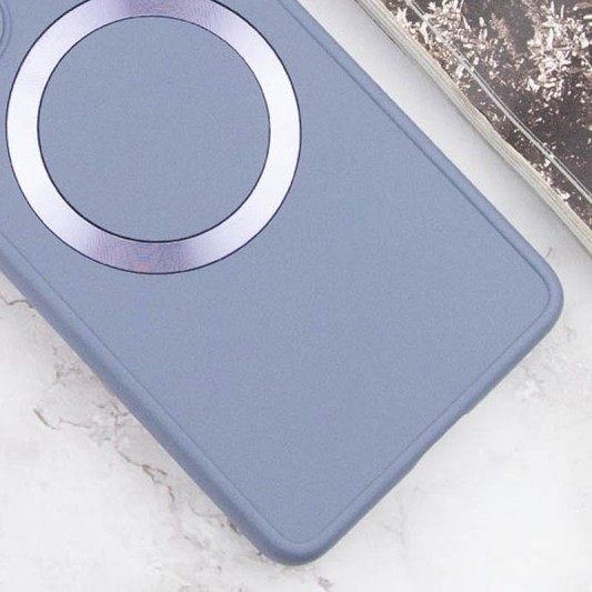 TPU чохол Bonbon Metal Style with MagSafe для Samsung Galaxy S22 Сірий / Lavender - зображення 2 
