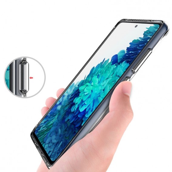 Чохол TPU Space Case transparent для Samsung Galaxy S20 FE Прозорий