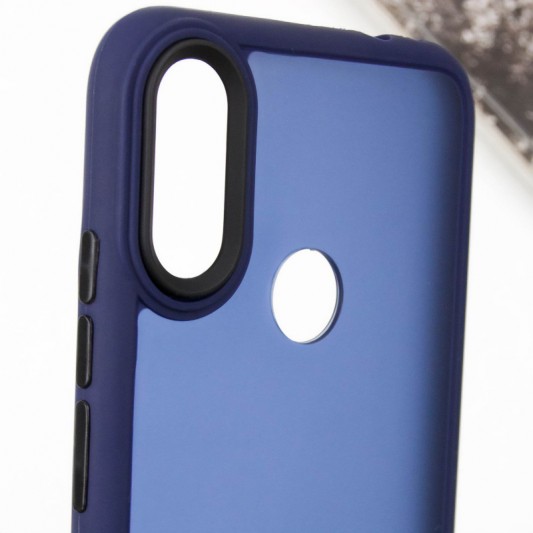 Чохол TPU+PC Lyon Frosted для Xiaomi Redmi Note 7 / Note 7 Pro / Note 7s Navy Blue - зображення 4 