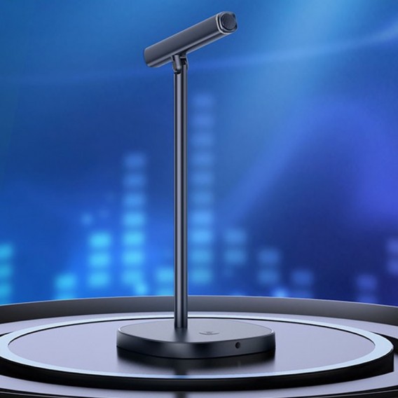 Настільний мікрофон Hoco L16 Mike USB+Type-C Black