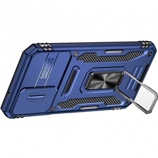 Ударопрочный чехол Camshield Army Ring для Samsung Galaxy S23 FE Синий / Navy - изображение 1