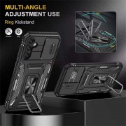 Ударопрочный чехол Camshield Army Ring для Samsung Galaxy S23 FE Черный / Black