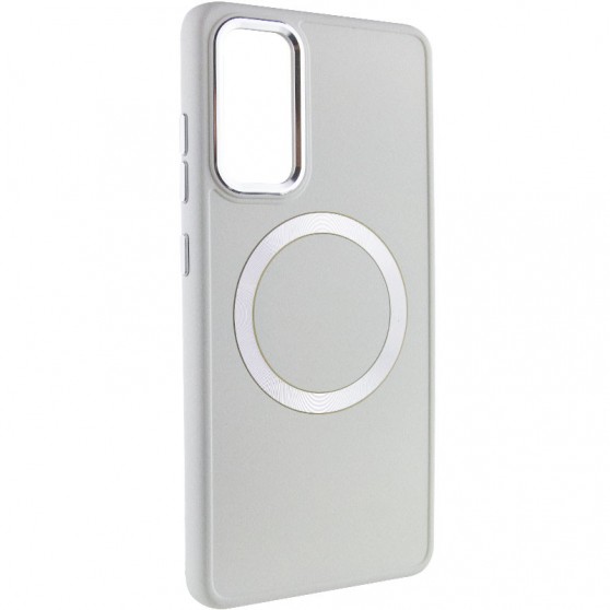 TPU чехол Bonbon Metal Style with MagSafe для Samsung Galaxy A54 5G Белый / White