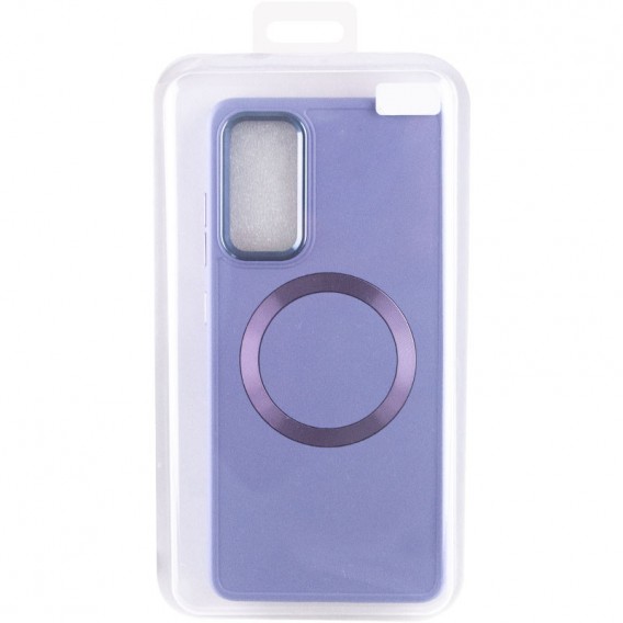 TPU чохол Bonbon Metal Style with MagSafe для Samsung Galaxy A54 5G Бузковий / Dasheen