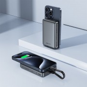 Портативное ЗУ Power Bank Acefast M10 PD30W с БЗУ 10000 mAh Black