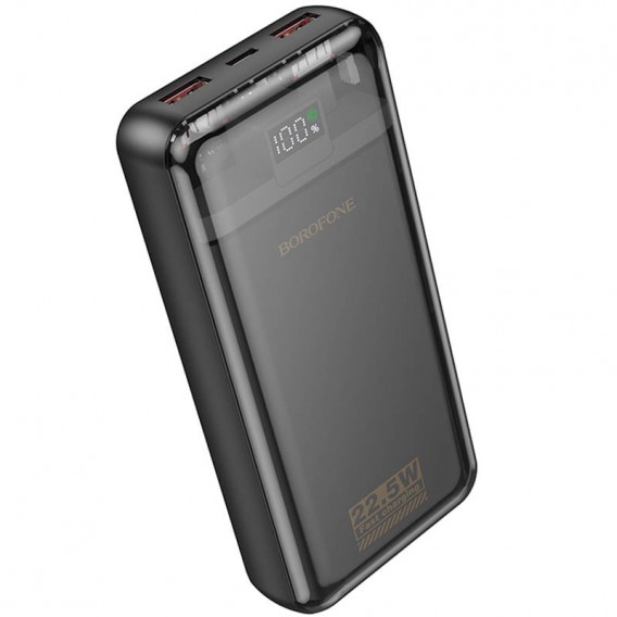 Портативний ЗП Power Bank Borofone BJ52A Power 22.5W+PD20W 20000 mAh Black