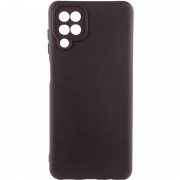 Чохол Silicone Cover Lakshmi Full Camera (AA) для Samsung Galaxy A12 Шоколадный / Chocolate