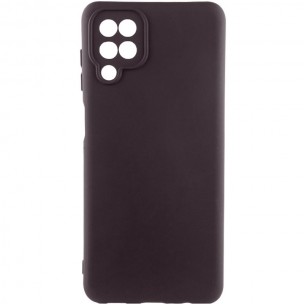 Чехол Silicone Cover Lakshmi Full Camera (AA) для Samsung Galaxy A12 Шоколадный / Chocolate