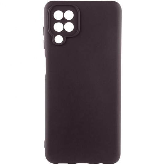 Чехол Silicone Cover Lakshmi Full Camera (AA) для Samsung Galaxy A12 Шоколадный / Chocolate