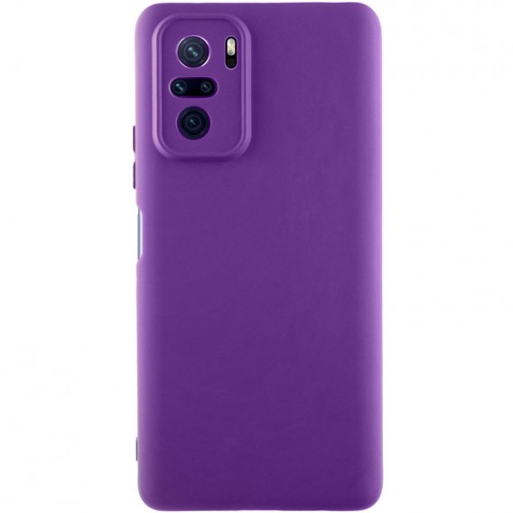 Чохол Silicone Cover Lakshmi Full Camera (AAA) для Xiaomi Redmi Note 10 / Note 10s / Poco M5s Фіолетовий / Amethyst