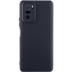 Чохол Silicone Cover Lakshmi Full Camera (AAA) для Xiaomi Redmi Note 10 / Note 10s / Poco M5s Чорний / Black