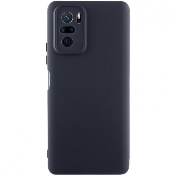 Чохол Silicone Cover Lakshmi Full Camera (AAA) для Xiaomi Redmi Note 10 / Note 10s / Poco M5s Чорний / Black